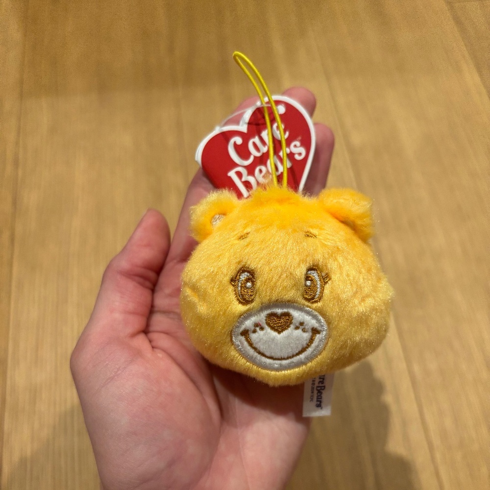 Care Bears Birthday Bear Japan Exclusive Plush Keychain - NEW WITH TAG